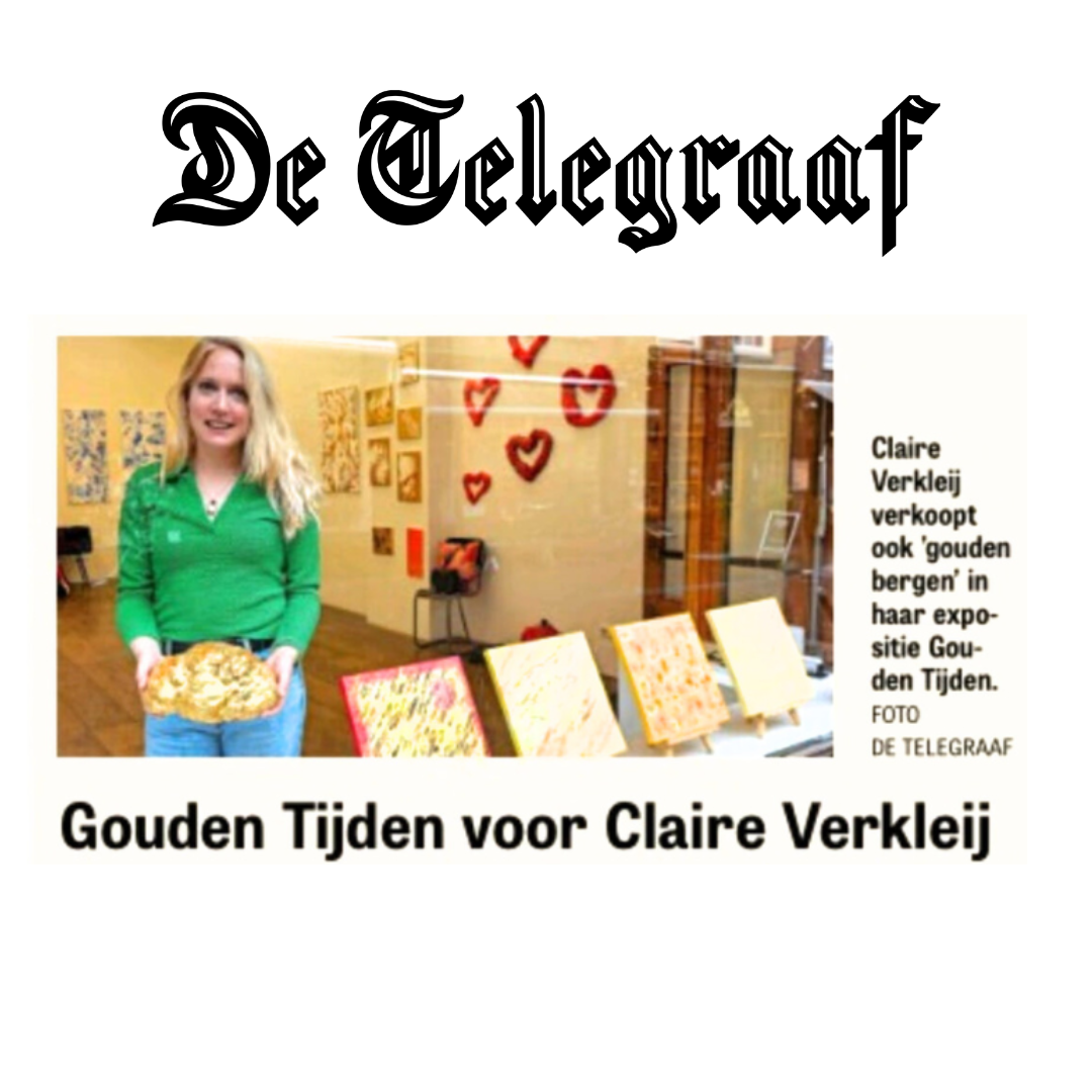 Telegraaf Claire Verkleij Let The Colors Speak kunstenaar Utrecht 