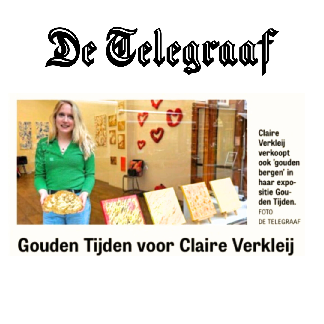 Telegraaf Claire Verkleij Let The Colors Speak kunstenaar Utrecht