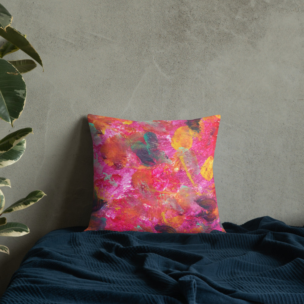 Colorful art cushion