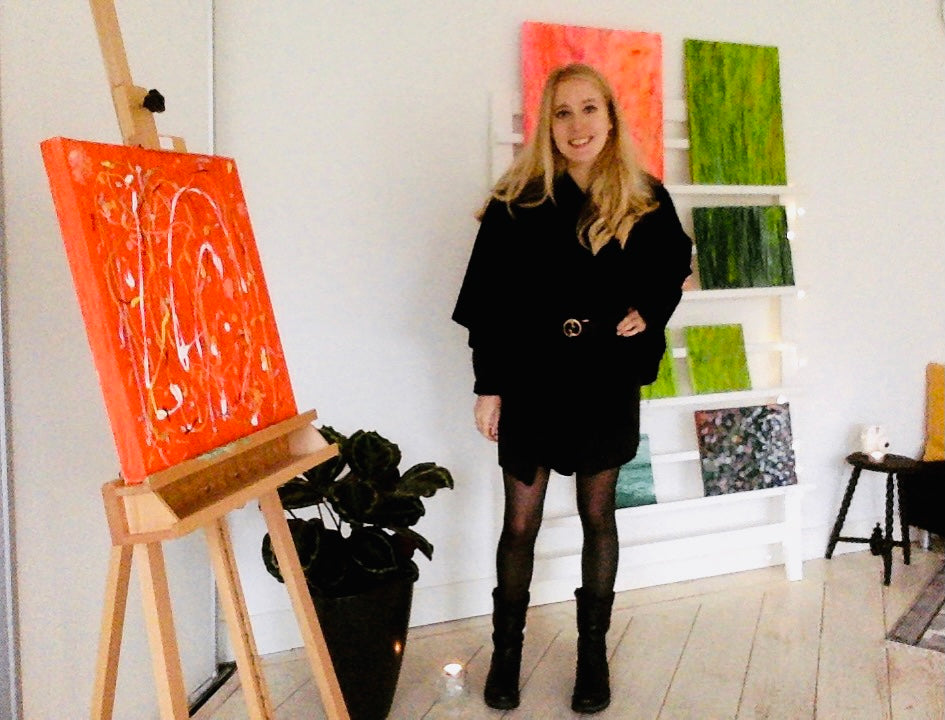 Let the colors speak pop up gallery Claire Verkleij Utrecht