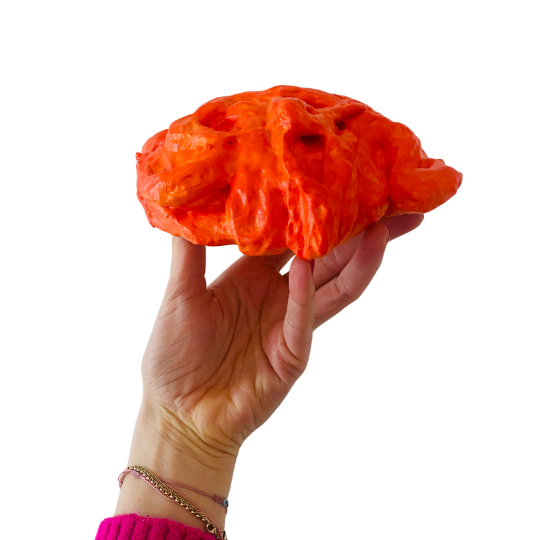Oranje berg geïnspireerd op T5 van Tee Set