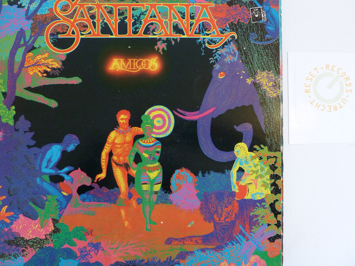 Santana Amigos - Let The colors speak expositie Claire Verkleij Utrecht vinyl elpee samenwerken