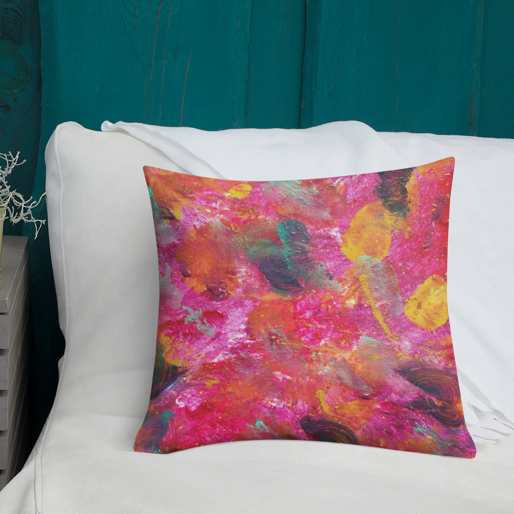 Colorful art cushion